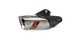 S-Y10SO18-HAPLT   Akrapovic Titanium Slip On - '15-'23 Yamaha R1/M/S/LE