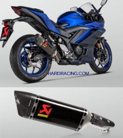 S-Y3SO5-HAPC  Akrapovic Carbon HEX Slip-on - '22-24 Yamaha R3/ MT-03  '22-24