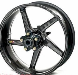 BlackStone BST Carbon Fiber Wheel Set for Yamaha R3