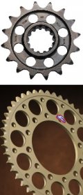 Renthal 525 Rear Aluminum Sprocket  REN-525RR-ALSP