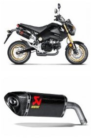 Akrapovic Carbon Slip-on - '13-15   Grom  S-H125SO1-HAPC