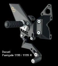 FTRDU00-XX  LighTech Rear Sets - Ducati-  PANIGALE 899/959/1199 / 1199 R /1299