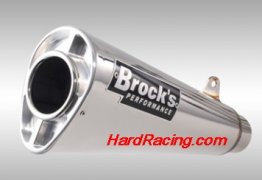 398555   Brocks Performance - Alien Head 2 Stainless Full System '17-'23 Kawasaki Z125 Pro