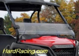 UTV Windshields -Honda Pioneer 500 Scratch Resistant Half Windshield    HWS-H-PIO500-7X
