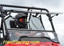 UTV Windshields -Honda Pioneer 700 Scratch Resistant Flip Windshield  FWS-H-PIO700-001-70