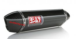 1118121220  Yoshimura TRC-D Stainless Slip-on Exhaust w/ Carbon Muffler - '12-'16 Suzuki GSX-R 1000