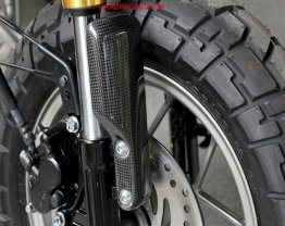 BPCC-7042  Tyga Performance Fork Guards , Sold as a Pair  (Carbon) - For '19-'21 Honda Monkey 125 (SPECIAL ORDER ONLY)