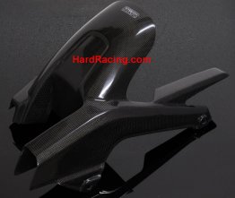 BPCH-7048 TYGA Carbon Fiber REAR Hugger Stock Shape - 2022- 2024 Honda Grom RR - IN STOCK