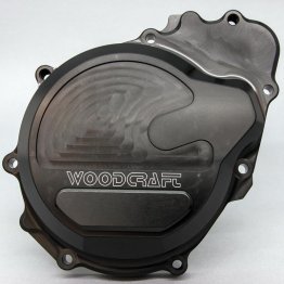 60-0145LB  Woodcraft Billet Alum. Engine Covers - LEFT SIDE - '05-'06 ZX-636/6RR