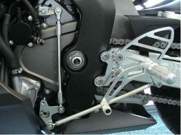 RS205k  Vortex Rear Sets - Honda '04-'07 Honda CBR1000RR / '03-'06 CBR600RR - BLACK