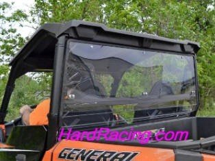 UTV Windshields - Polaris General Rear Windshield   RWS-P-GEN1K-7X