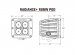Rigid Industries RADIANCE+ POD RGBW Surface Mount PAIR,  202053
