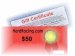 $50 ON-LINE Gift Certificate
