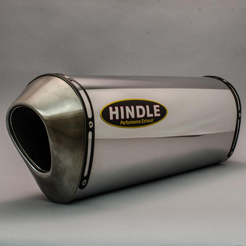 75-0118S Hindle Full Stainless Exhaust w/ Evolution Satin SS Can Kawasaki  ZX1400 Ninja ZX-14 '06-'11