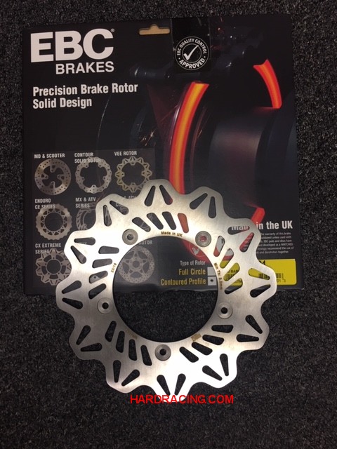 VR1191 EBC FRONT VEE Rotor '18-'20 Grom ABS 19-21 Monkey ABS 22-23  Grom