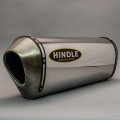 76-0504S    Hindle Stainless Slip On w/ Evolution  Satin SS Can     Triumph Street Triple ABS '14-'16/Street Triple R '13-'17/Street Triple R ABS '14-'16/ Street Triple Rx '16 /Street Triple Rx SE '14