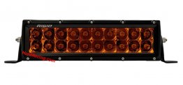 110223 Rigid Industries E-Series 10" Spot with Amber Pro Lens (IN STOCK)