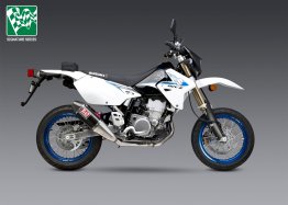 116600D220  Yoshimura   RS-4  FULL SYSTEM - Dual Stainless Full system with Carbon Fiber Mufflers -  SUZUKI DR-Z400S/SM 2000-24