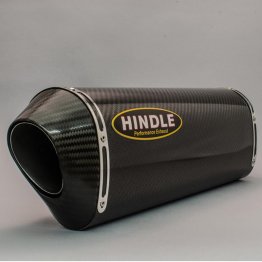 76-0258CC   Hindle Stainless Slip On w/ Evolution Carbon Fiber Can   Suzuki GSX-R600 '11-'24/30 Years 2016 /  GSX-R750 '11'24/ 50th Ann. Ed. 2014