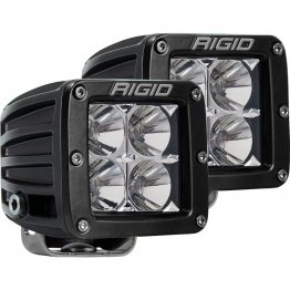 Rigid Industries LED Light Bar - D SERIES  FLOOD  PATTERN PAIR AMBER   202123