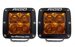 Rigid Industries Amber PRO Series - D-Series SPOT with Amber Pro Lens - Pair, 20252  (IN STOCK)