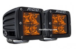 Rigid Industries Amber PRO Series - D-Series SPOT with Amber Pro Lens - Pair, 20252  (IN STOCK)