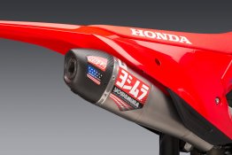 225852S320  Yoshimura   RS-12  Slip On - Stainless Can w/Stainless Muffler  - HONDA CRF450R/RX 2021-2024