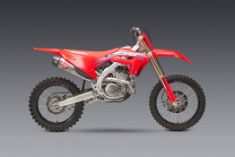 228451S720   Yoshimura  RS-12   Titanium Full System Exhaust w/ Titanium Muffler and Carbon End Cap  - HONDA  CRF250 R/RX  '22-24