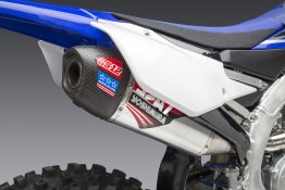 231020S320   Yoshimura   SIGNATURE  RS-12   FULL SYSTEM - Stainless Can w/Carbon End Cap & Aluminum Header- YAMAHA YZ250F   2019-23/ YZ250 FX / WR250 F '20-23