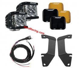 Rigid Industries A-Pillar Light Kit with D-SS Flood Lights - '14-'21 Toyota Tundra, 46705