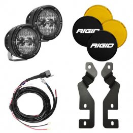 Rigid Industries Mount Kits-   2021 Ford Bronco Sport  A-Pillar LED Mount kit - with 4 IN  360-series /Drive Optic 46711