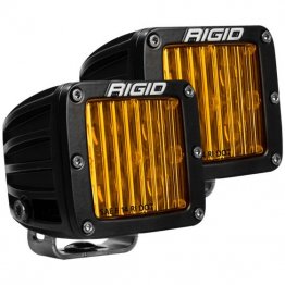 Rigid Industries LED Light Bar - D SERIES PRO DOT/SAE J583 Fog Light Selective Yellow Surface Mount Set  504814