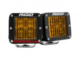 Rigid Industries 504816 - D SERIES PRO DOT/SAE Fog Light Selective Yellow Surface Mount Set 504816