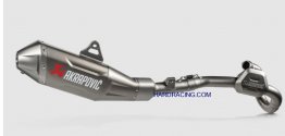 S-H4MET16-FDHLTA  Akrapovic Dirt Exhaust - Honda- CRF 450 R/RX  '21-24  Titanium Evolution Full System