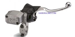 Brembo Master Cylinder, Brake, PS 10x16, w/ Integrated reservoir, MX, Off-Road, Cast, Axial, Front, Silver    110D08750