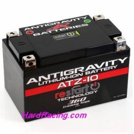 AntiGravity RE-Start Lithium Battery ATZ-10  10-cell 12v  6.1Ah  Motorsport Battery AG-ATZ10-RS