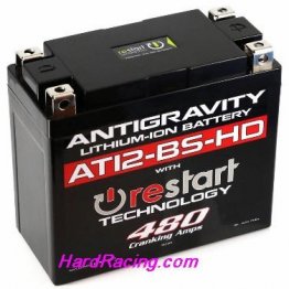 AntiGravity RE-Start Lithium Battery AT12-BS-HD    12-cell 12v  8Ah  Motorsport Battery AG-AT12BS-HD-RS