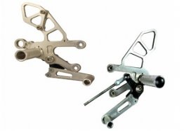 05-0743B  Woodcraft Rear Sets - Aprilia  RSV4 '17-18  APRC  (GP Shift - Silver)