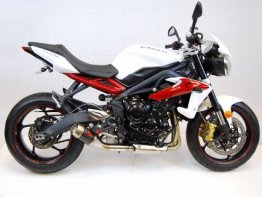 WT678    WERKES USA SS GP  Slip-on - '13-16  Triumph Street Triple