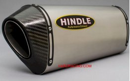 75-0150TC    Hindle Full Stainless Exhaust w/ Evolution Titanium Can with Carbon End Cap      Kawasaki  ZX600 Ninja ZX-6R/ ZX636 Ninja ZX-6R Models