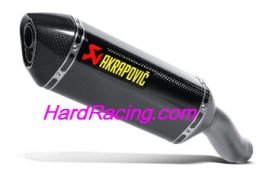 S-K6SO6-ZC  Akrapovic Carbon Hex Slip-on w/ Carbon End - '09-'18 ZX-6R