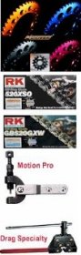 DRIVEN 520 Conversion Kit w/ RK Chain - "BLACK" REAR  RK-DRI-BLRR