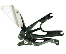FXR-Y02  GILLES Factor X Rear Sets - '06-'11 R6 - BLACK