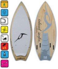 IN-SS-PR  Inland Wake Surf Boards - Sweet Spot Pro 4'8 Wake Surf Board