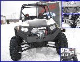 UTV - EMP  RZR Extreme Front Bumper with top mounted winch plate