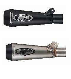 KA6612-GP   M4 Exhaust - Kawasaki -'09-11 Ninja 650  Slip Ons