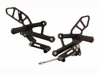 05-0375B  Woodcraft Rear Sets - Honda CBR250R   (Std Shift )