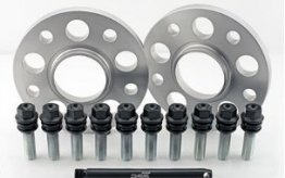 384  RSS Suspension-15MM - RSS WHEEL SPACER KIT – SILVER SPACERS W/ BLACK WHEEL BOLTS