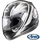 Arai Helmets -Signet Q Replicas/Graphics -Zero Silver  ARAI-ZERSILV