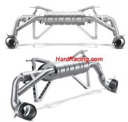 S-AUR8SO2-T  Akrapovic Slip-On Exhaust Titanium - 2013-2015 Audi R8 5.2 FSI  Coupe/Spyder